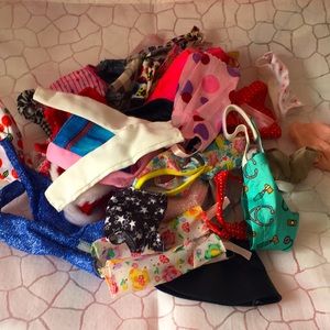 Assorted / Mixed Lot of Doll Clothes Preloved Toys